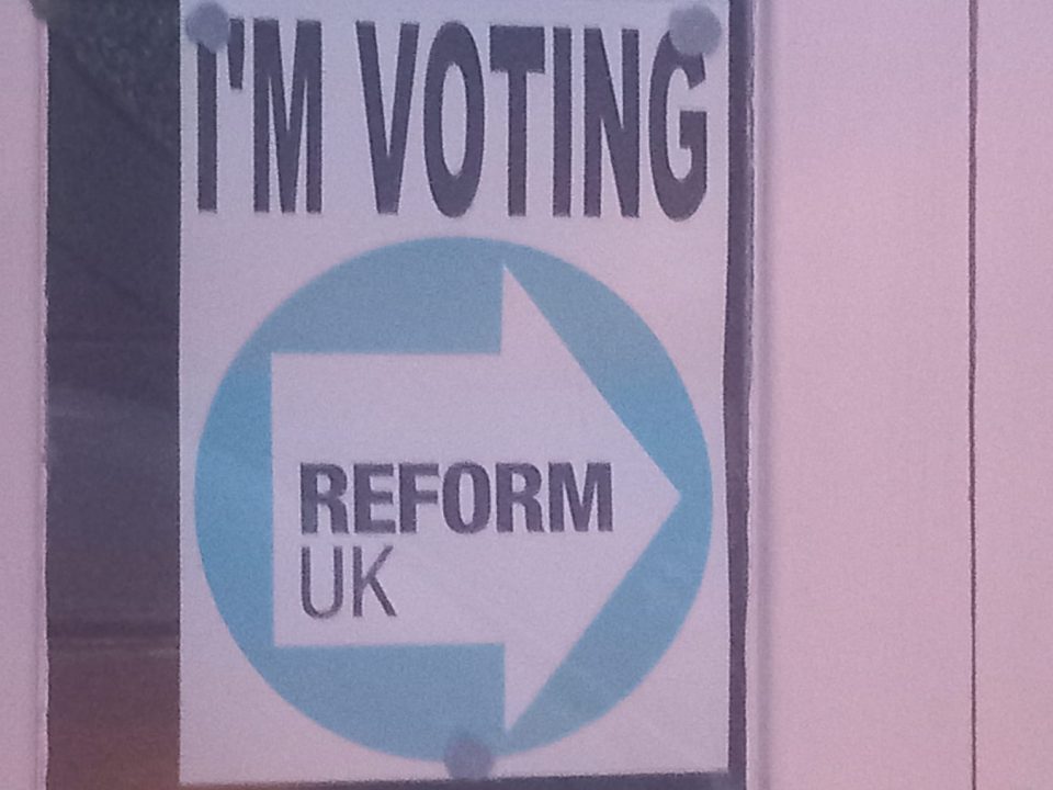 I'm voting Reform UK